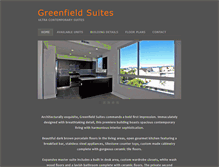 Tablet Screenshot of greenfieldsuites.com
